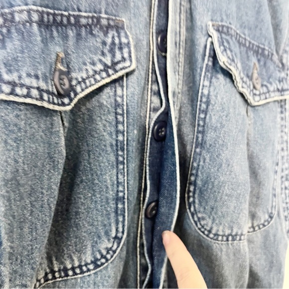 FREE PEOPLE Sydney Sleeveless Jumpsuit in Breezy Blue Denim Size Small S - Picture 6 of 7